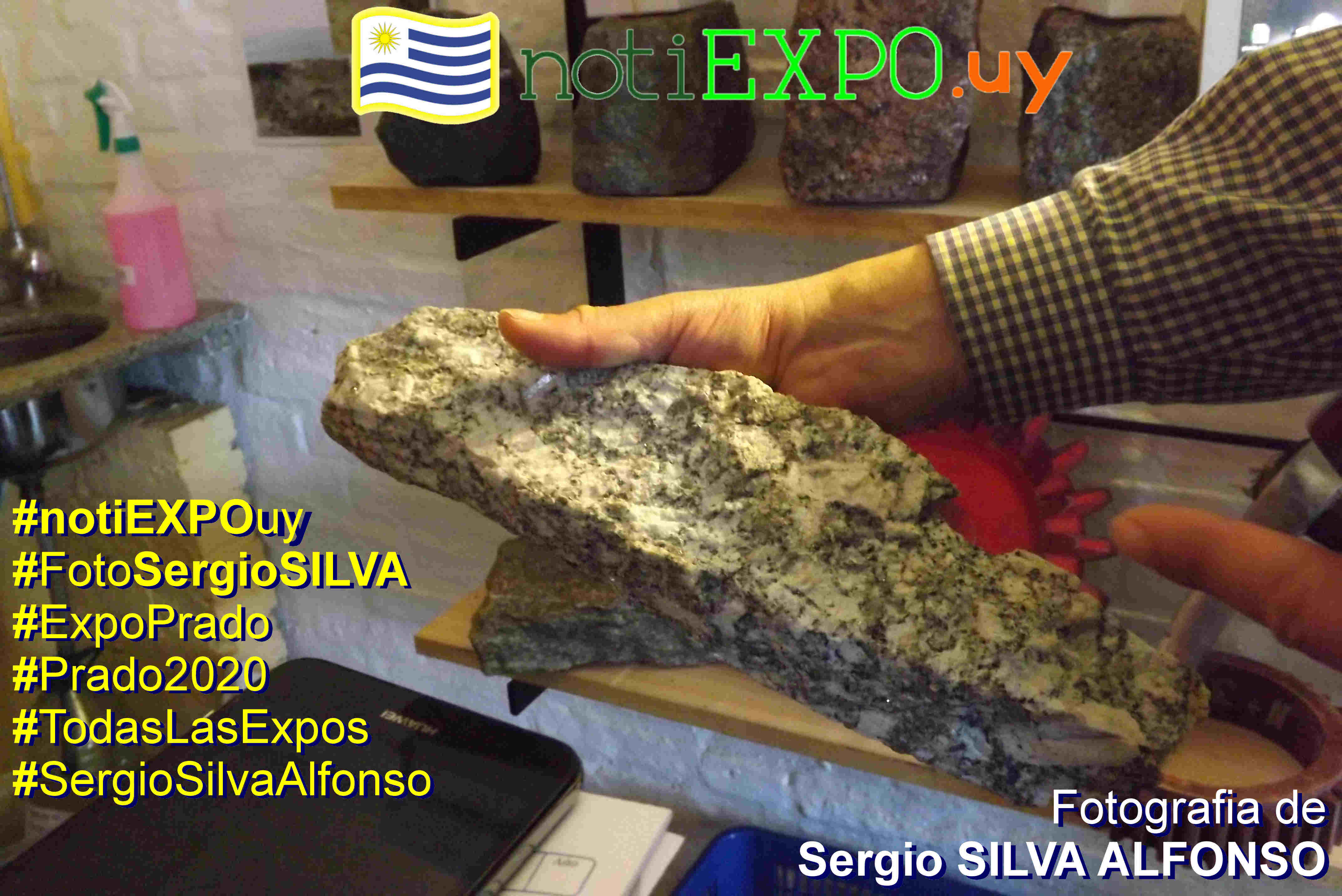 Granito de Santa Teresa nos muestra Rafael Ogando- Sociedad de Mineros del Uruguay.