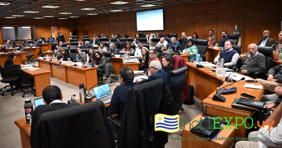 El Ministro y todo el equipo en Comision de Presupuesto.