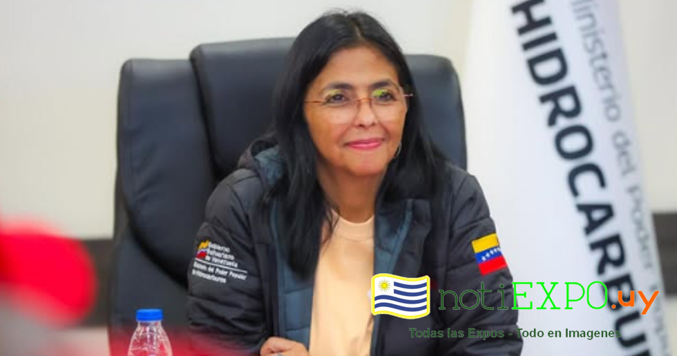 La Ministra venezolana Delcy Rodriguez en un zoom de OPEP