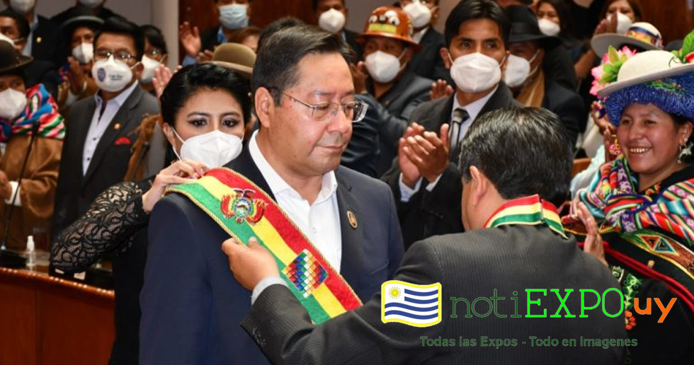 El Presidente saliente Luis Arce Catacora ahora preso por gobierno de derecha.