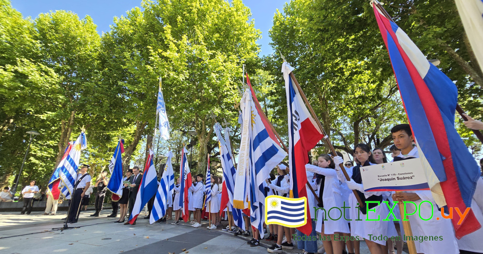 197 a�os del primero Pabellon Nacional izado en Canelones.