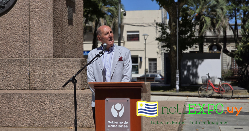 197 a�os del primero Pabellon Nacional izado en Canelones.