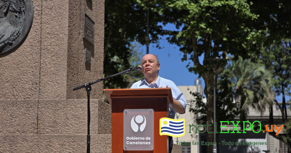 197 a�os del primero Pabellon Nacional izado en Canelones.