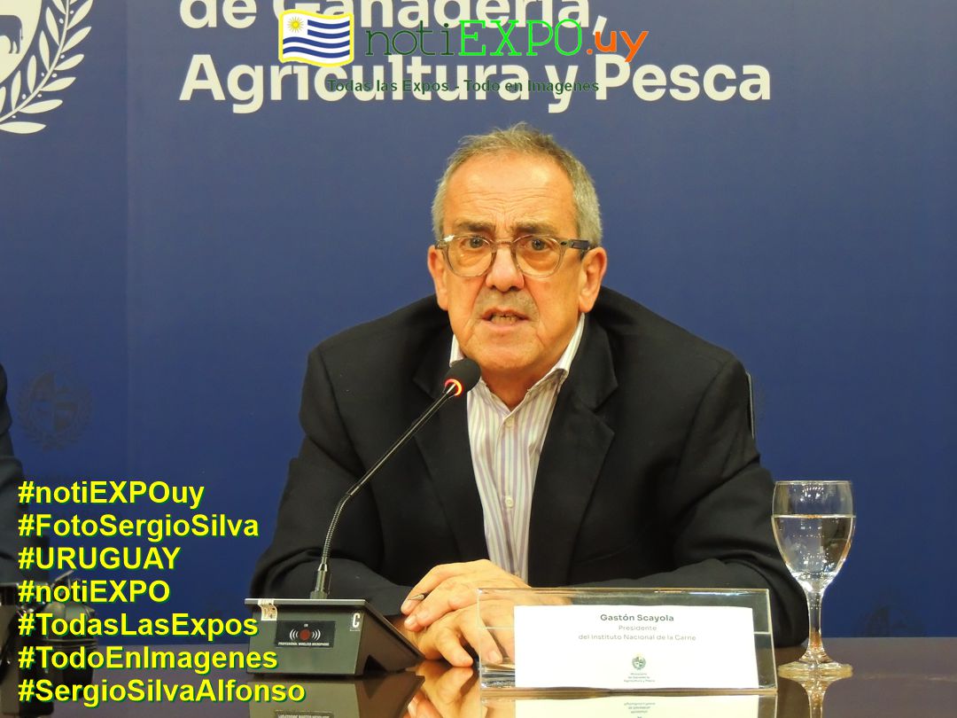 Conferencia de prensa Ministro Alfredo Fratti junto a INIA e INAC tras gira por China. Fotografia de Sergio Silva. #FotoSergioSilva