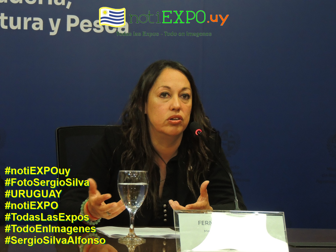 La Ministra de Industria Fernanda Cardona. Foto Sergio Silva.