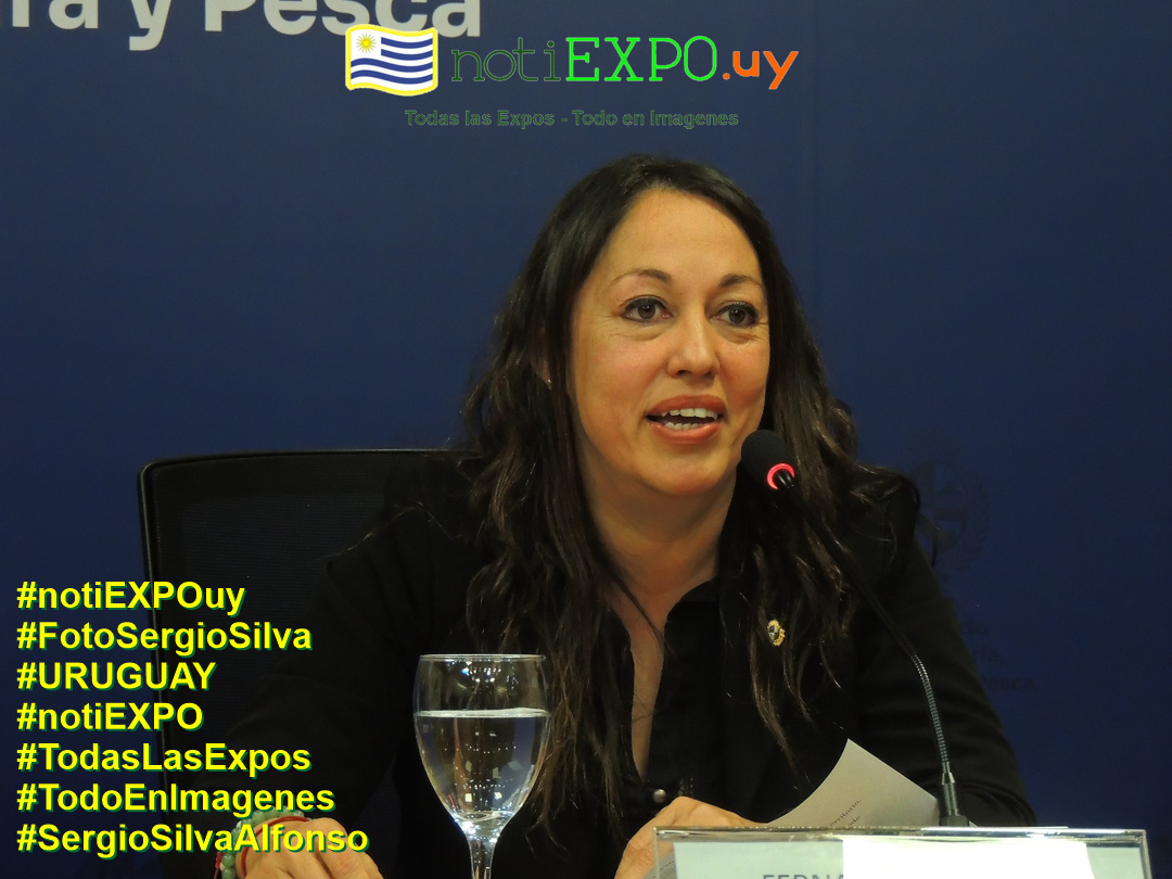 La Ministra de Industria Fernanda Cardona. Foto Sergio Silva.