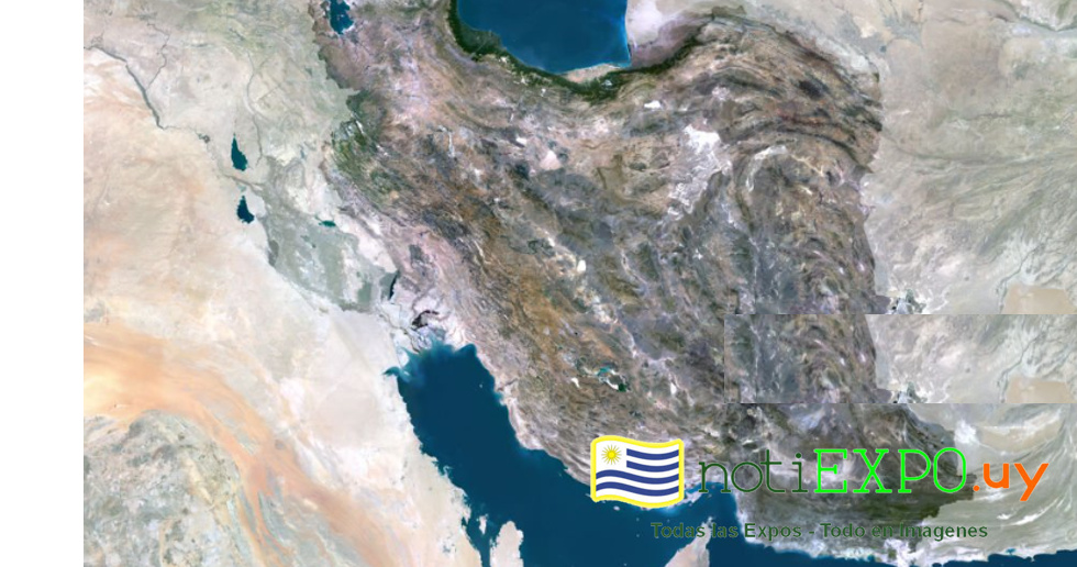 Imagen satelital del teatro de operaciones.