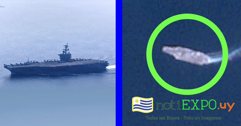 Imagen satelital del teatro de operaciones.