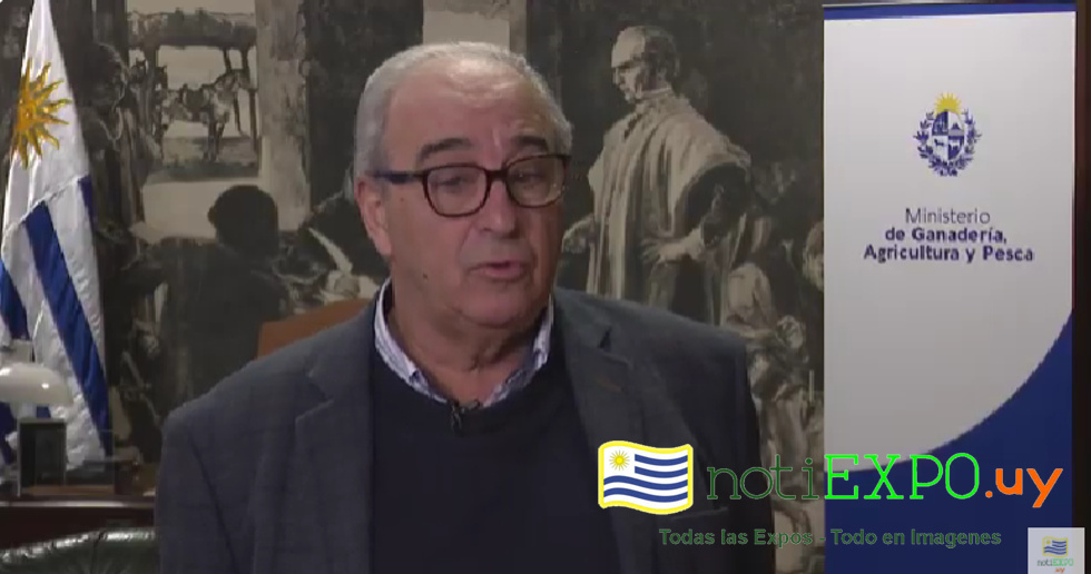 El Ministro de Ganaderia, Agricultura y Pesca- Alfredo Fratti.