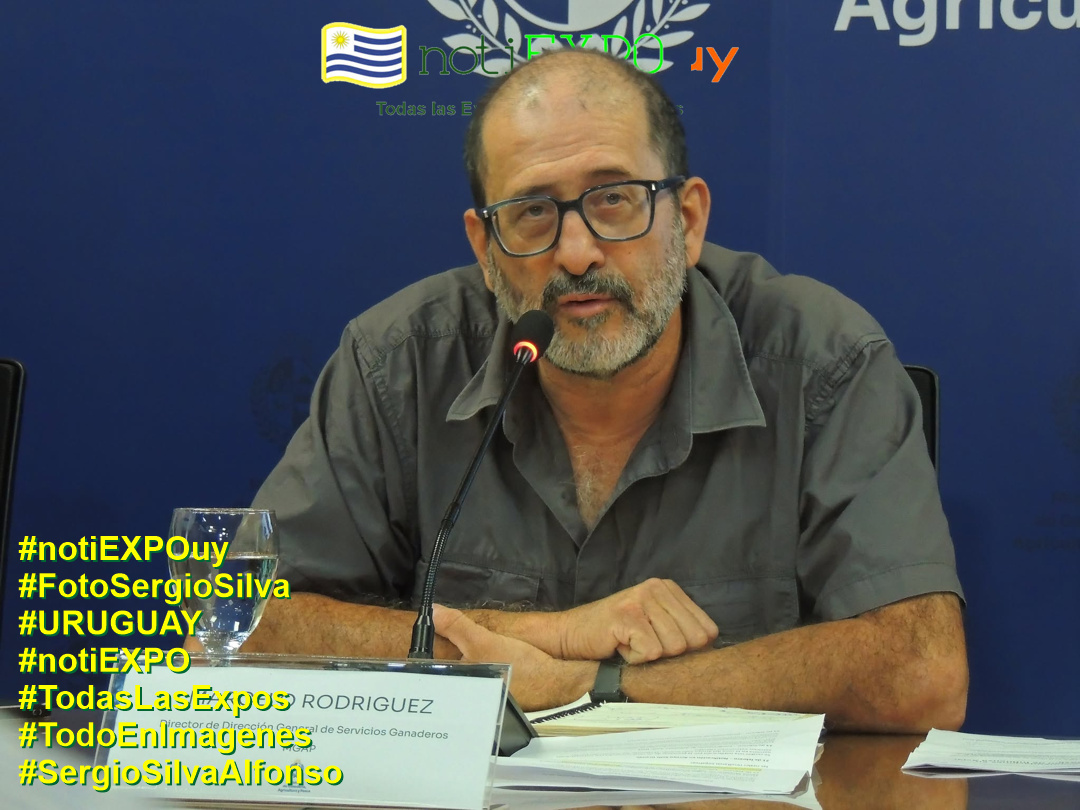 El Director de los Servicios Ganaderos Dr. Marcelo Rodriguez. Foto Sergio Silva. #FotoSergioSilva
