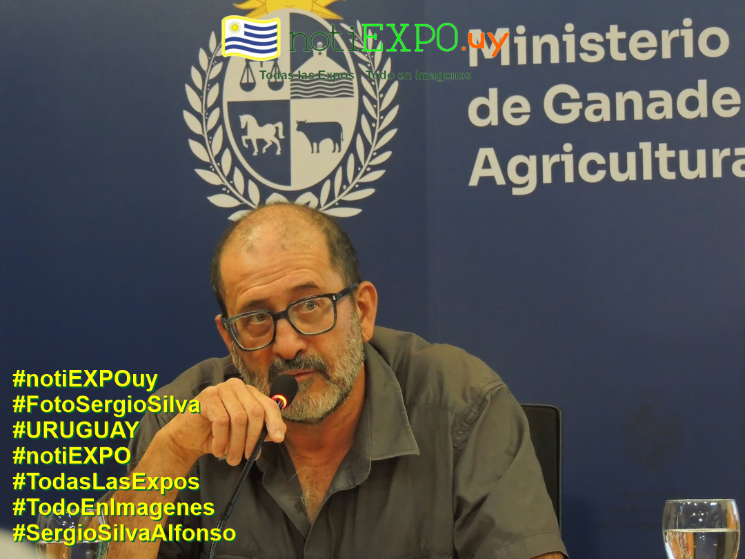 El Director de los Servicios Ganaderos Dr. Marcelo Rodriguez. Foto Sergio Silva. #FotoSergioSilva