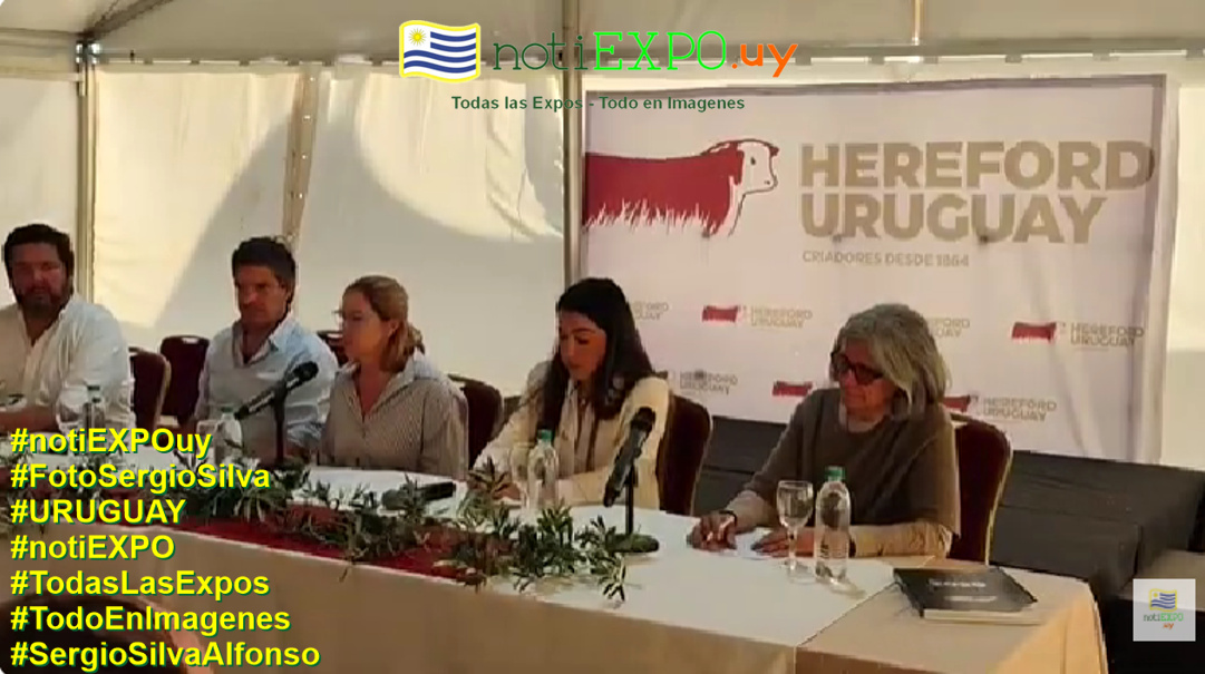 Lucia Perdomo Presidenta de los Criadores de Hereford. #FotoSergioSilva Foto Sergio Silva.