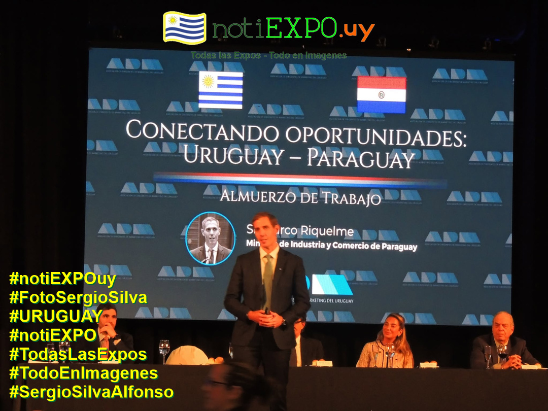 Marco Riquelme, Ministro de Industria y Comercio de Paraguay. Foto Sergio Silva. #FotoSergioSilva