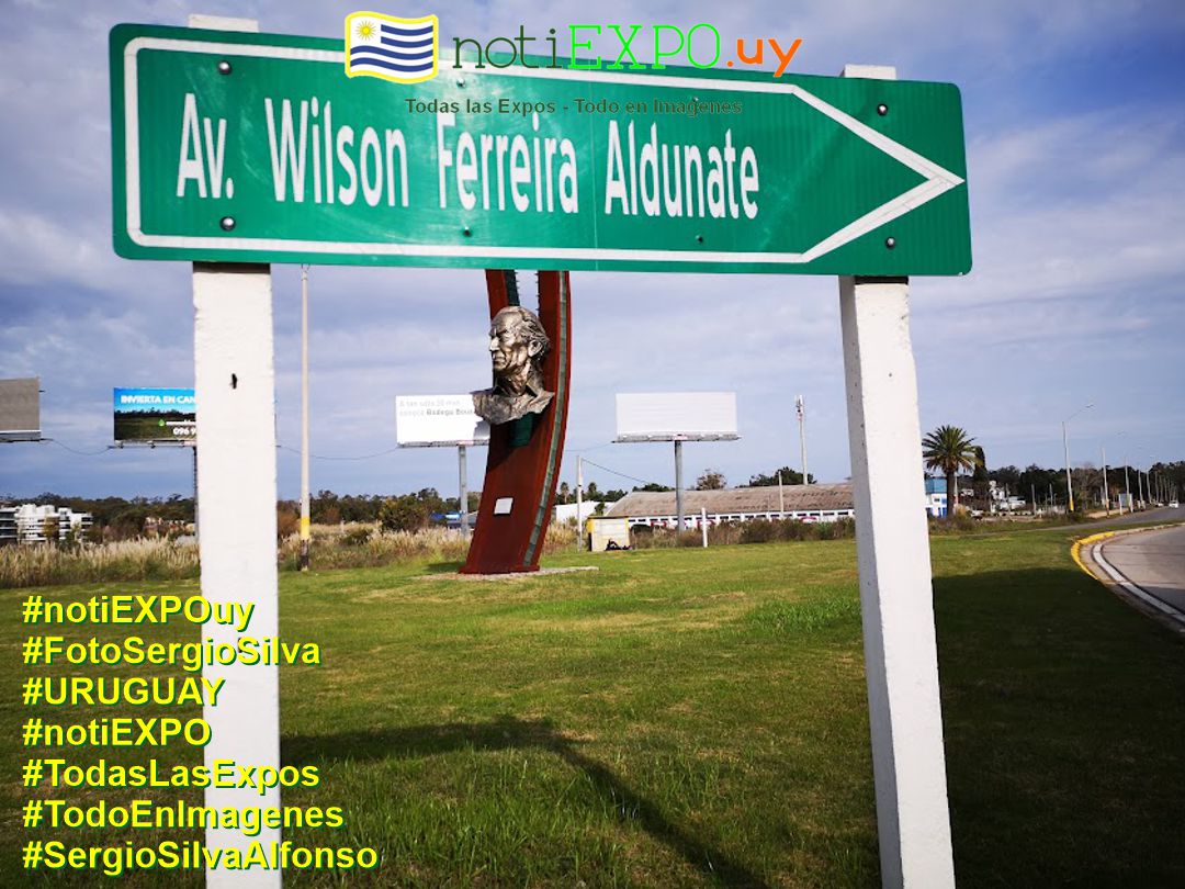 Monumento a Wilson Ferreira Aldunate en Aeroparque - Canelones. Foto Sergio Silva. #FotoSergioSilva Fotografia de Sergio Silva. #FotoSergioSilva