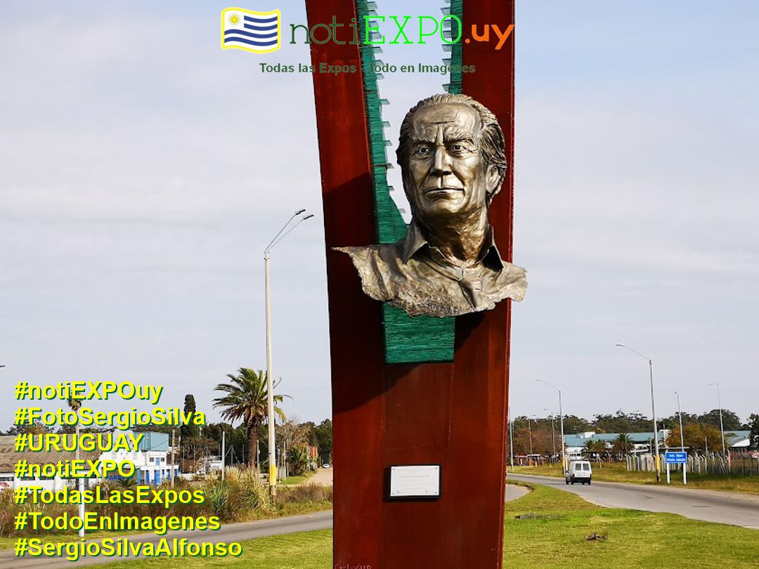 Monumento a Wilson Ferreira Aldunate en Aeroparque - Canelones. Foto Sergio Silva. #FotoSergioSilva Fotografia de Sergio Silva. #FotoSergioSilva